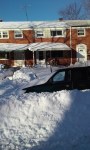 Snowzilla 2016 Front and car the morning&nbsp;after