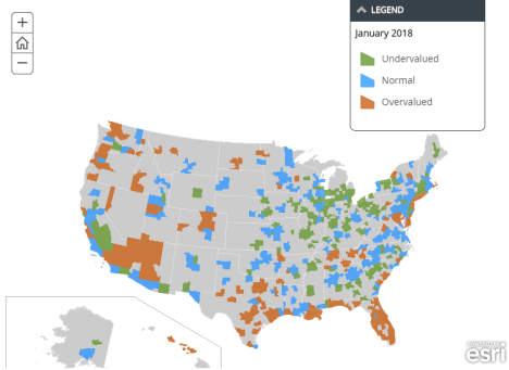Corelogic overvalued